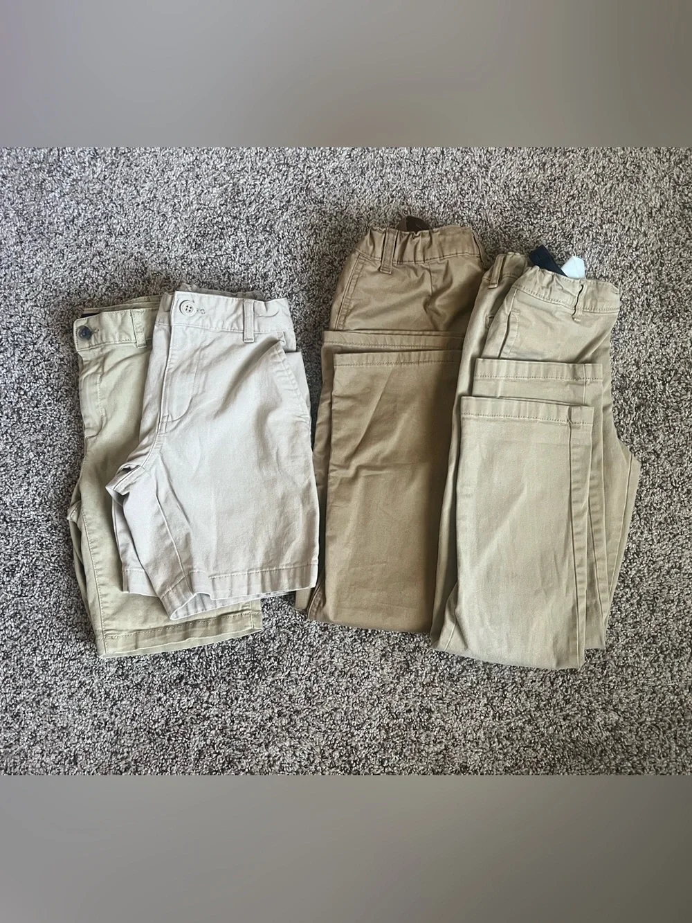 Lot of Boys Khaki/Tan School Pants